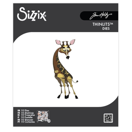 Tim Holtz Colorize Sizzix Thinlits Mini Die Set Gertrude 10pk Cutting Dies Tim Holtz Other 