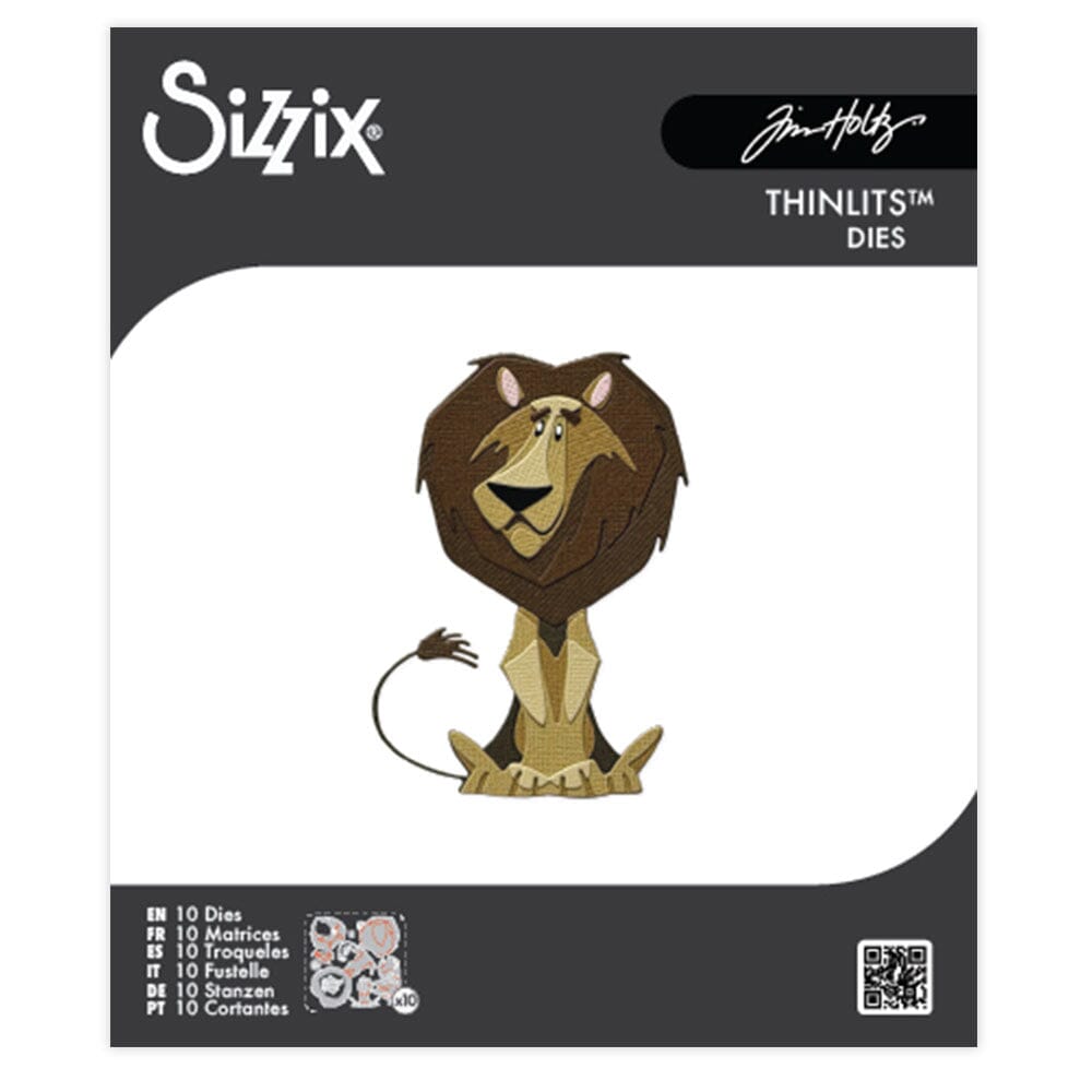Tim Holtz Colorize Sizzix Thinlits Mini Die Set Harrison 10pk
