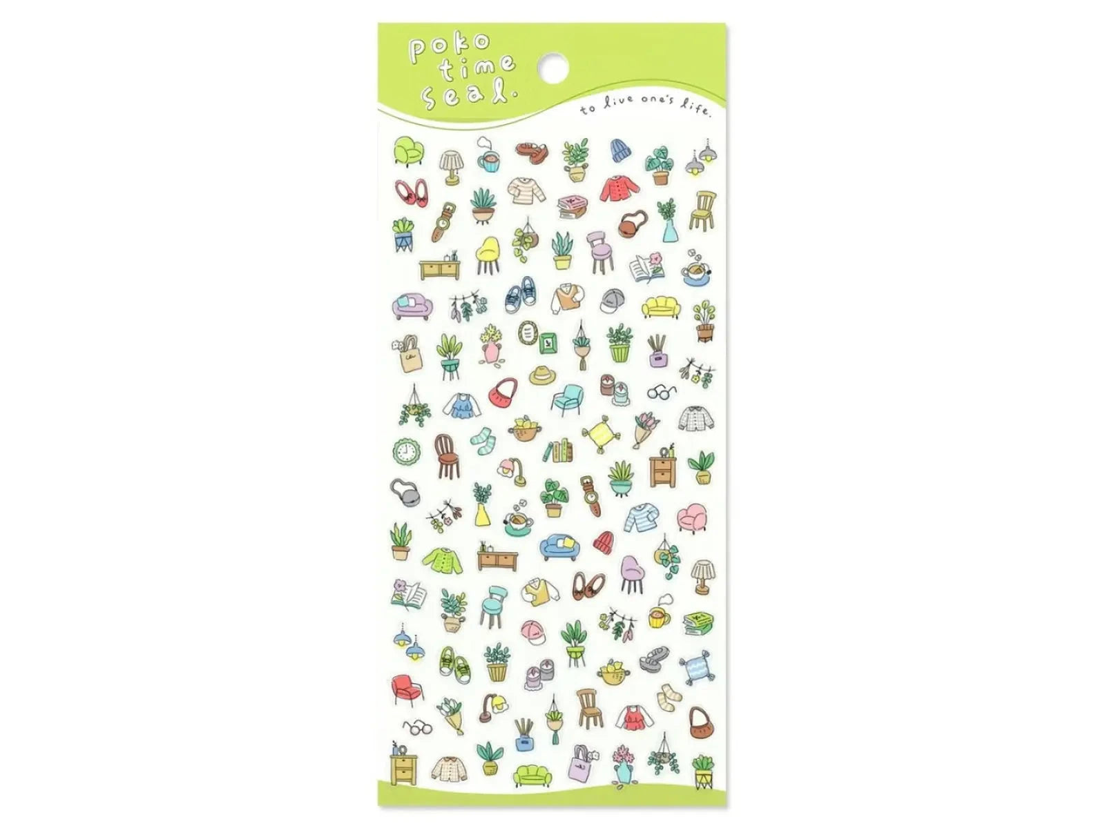 Mind Wave Poko Time Seal Sticker Sheet Surfaces Mind Wave Lifestyle 