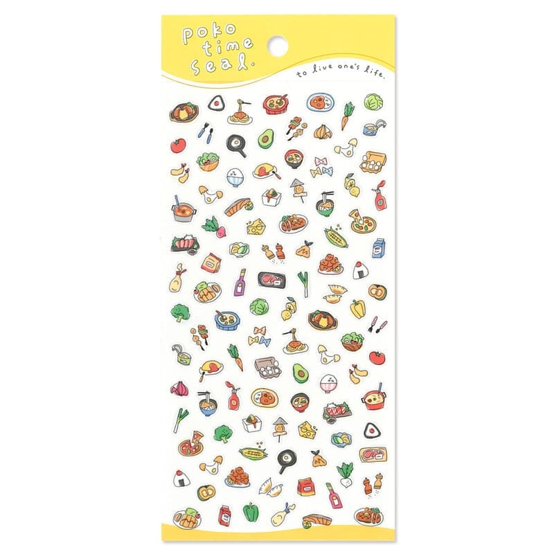 Mind Wave Poko Time Seal Sticker Sheet Surfaces Mind Wave Meal 
