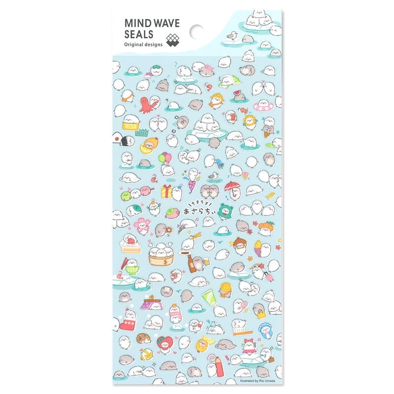 Mind Wave Original Designs Seal Sticker Sheet Surfaces Mind Wave Mini Seal 