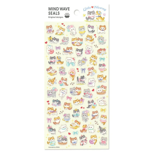 Mind Wave Original Designs Seal Sticker Sheet Surfaces Mind Wave Little Mewney 