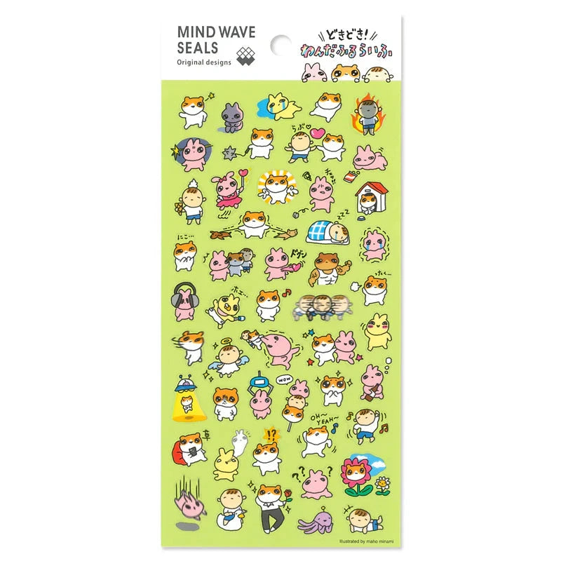 Mind Wave Original Designs Seal Sticker Sheet Surfaces Mind Wave Wonderful Life 