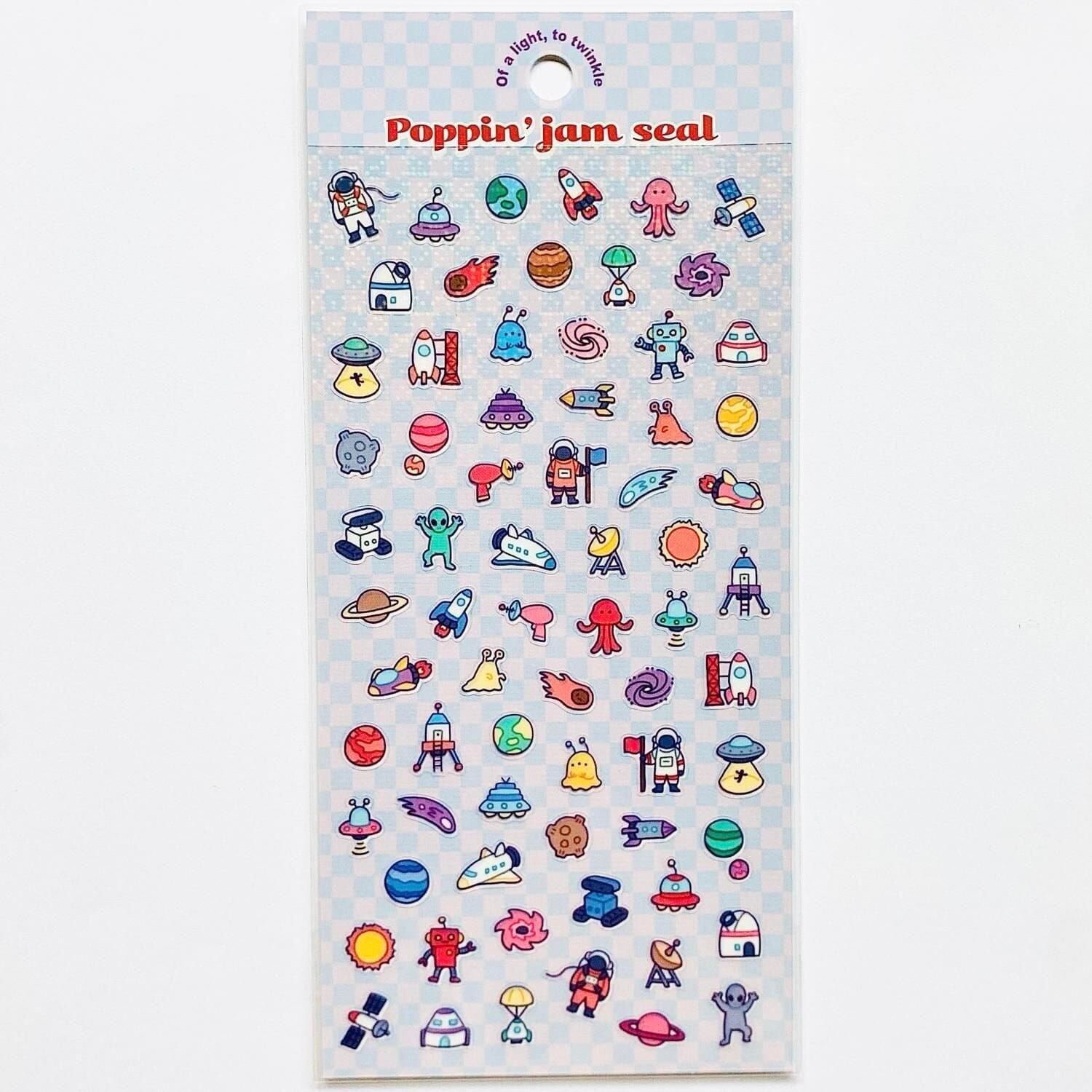Mind Wave Poppin Jam Seal Sticker Sheet Surfaces Mind Wave Planet 