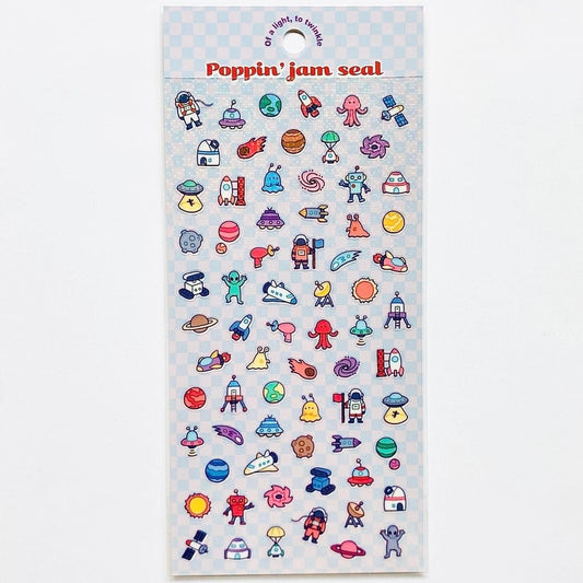 Mind Wave Poppin Jam Seal Sticker Sheet Surfaces Mind Wave Planet 