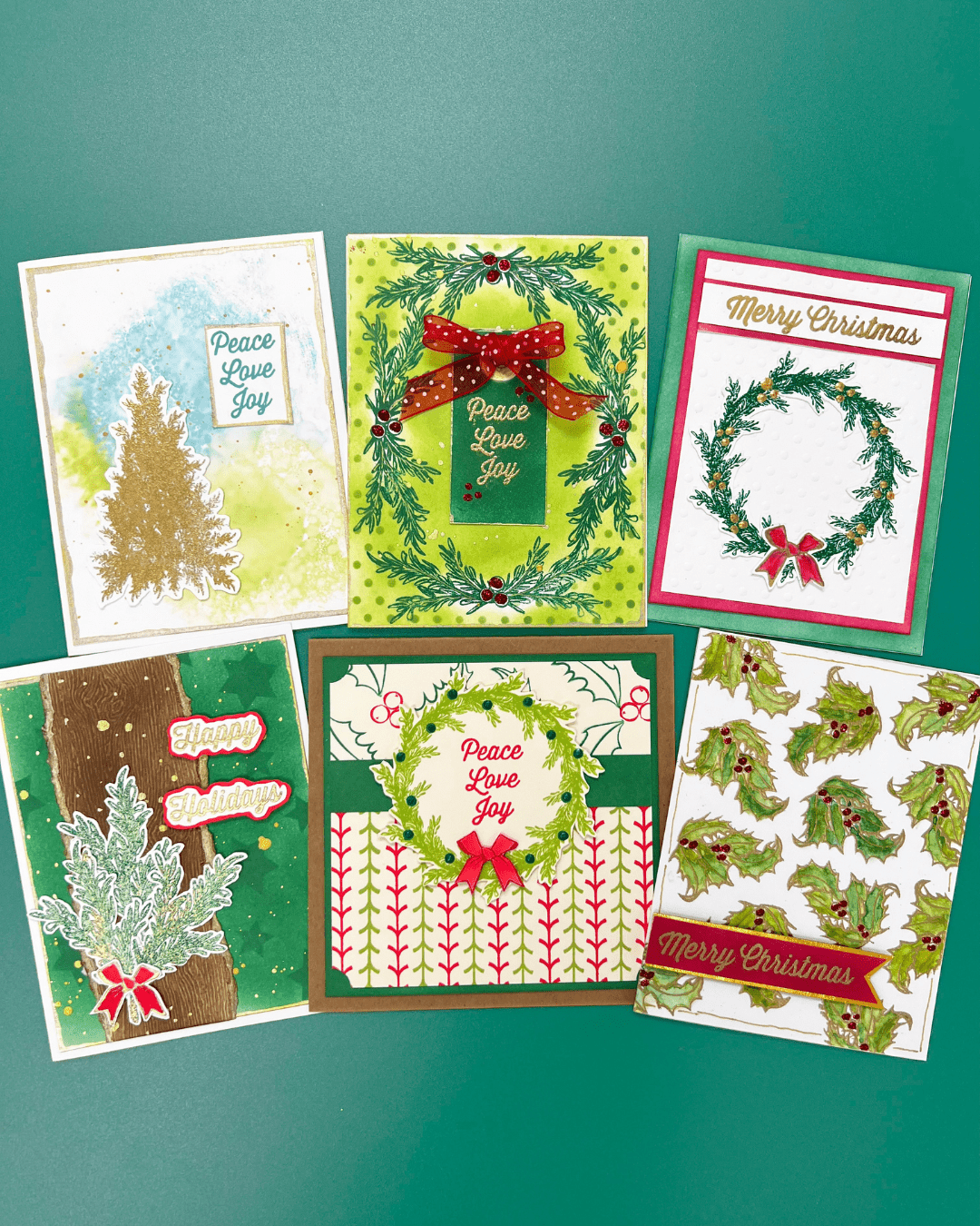 Make-It™ Clear Stamp Set, Merry Greenery