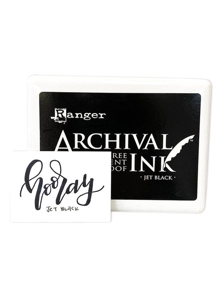 Jumbo Archival Ink™ Pads Jet Black Ink Pad Archival Ink 