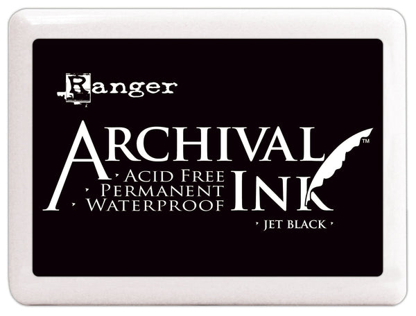 Jumbo Archival Ink™ Pads Jet Black Ink Pad Archival Ink 