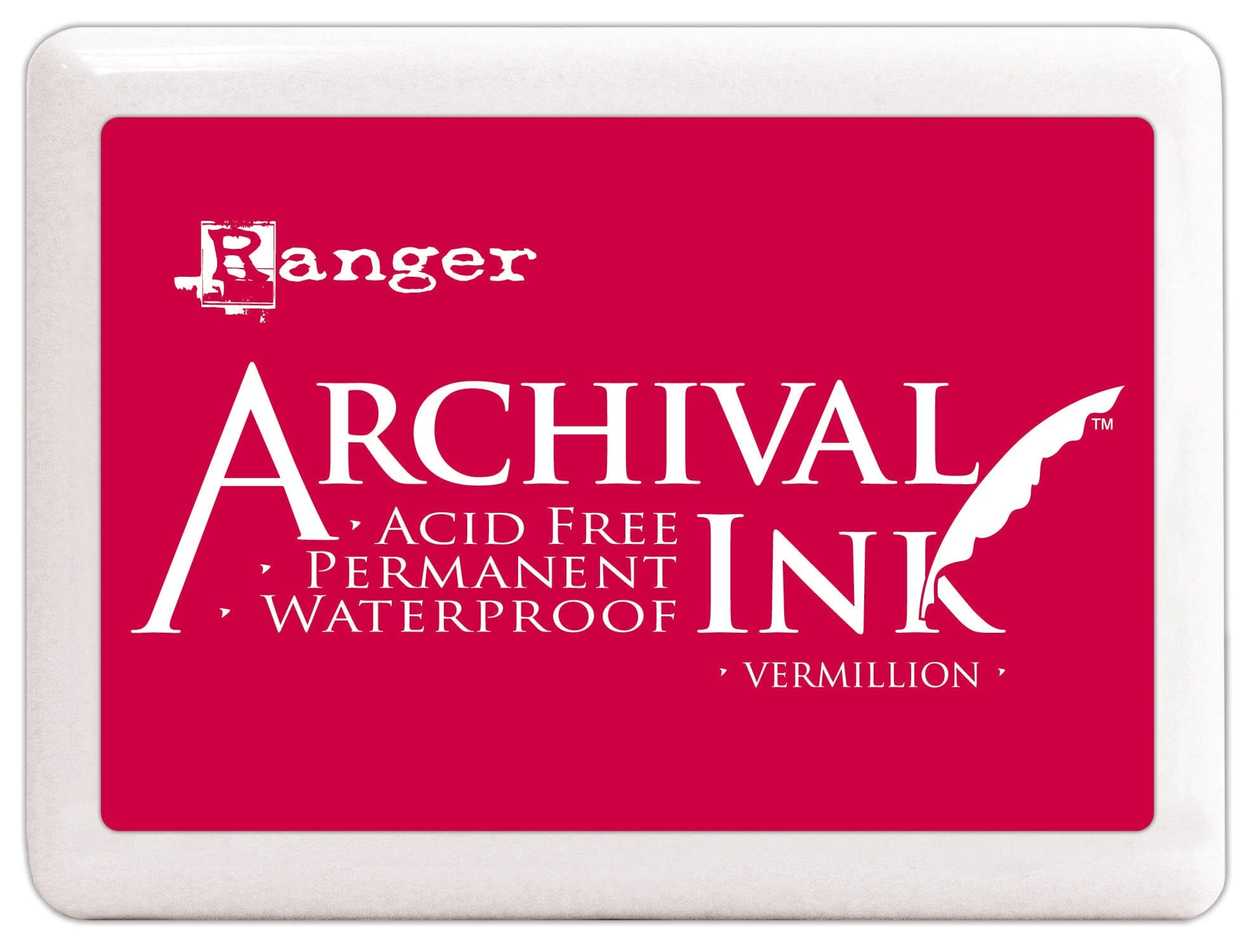 Jumbo Archival Ink™ Pads Vermillion Ink Pad Archival Ink 