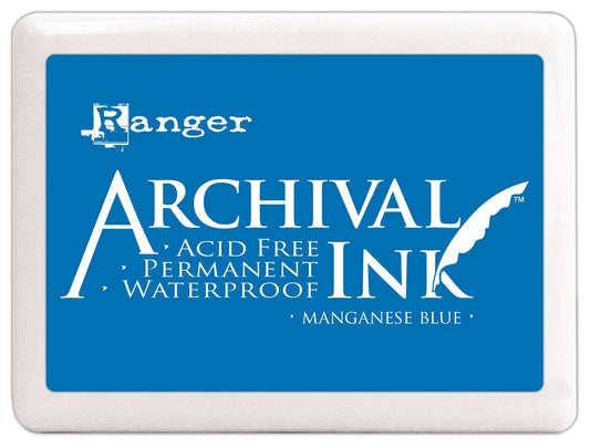 Jumbo Archival Ink™ Pads Manganese Blue Ink Pad Archival Ink 