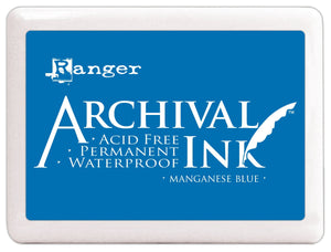 Jumbo Archival Ink™ Pads Manganese Blue Ink Pad Archival Ink 