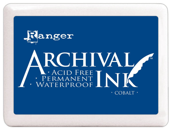 Jumbo Archival Ink™ Pads Cobalt Ink Pad Archival Ink 