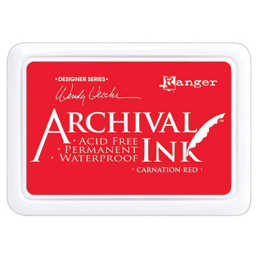 Wendy Vecchi Mini Archival Ink™ Pad Carnation Red Ink Pad Wendy Vecchi 