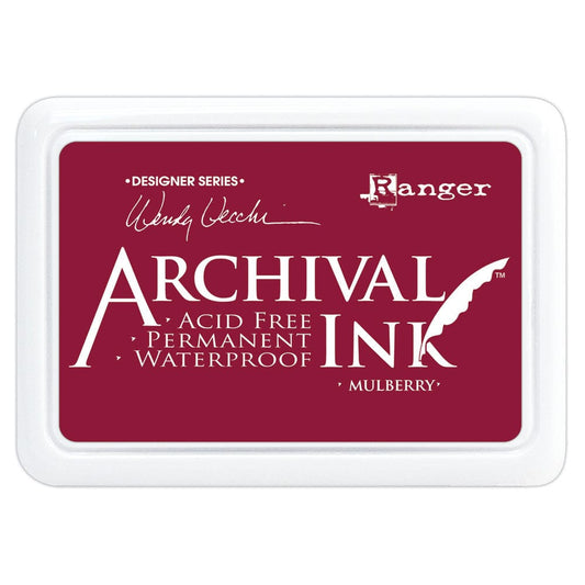 MotiMind 4-Color Archival Ink Pad Set - Waterproof, Fade Resistant, For Stamping & Card Making