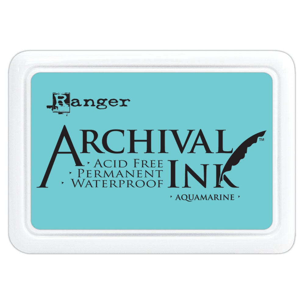 Ranger Archival Ink Pad Waterproof Ink Pad Black Ink Pad Color Ink Pad 42  Colors Available 2 X 3 Inches 