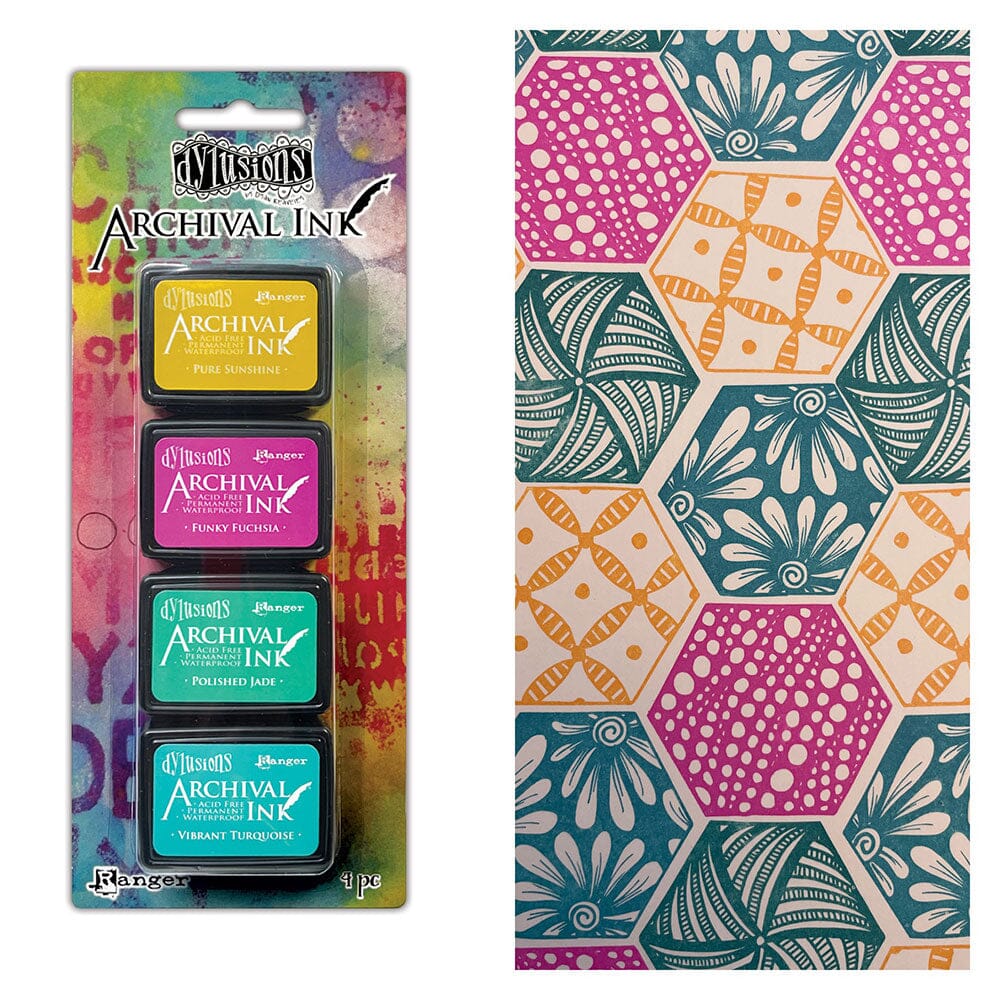 Dylusions Mini Archival Ink Kit #3 Ink Pad Dylusions 