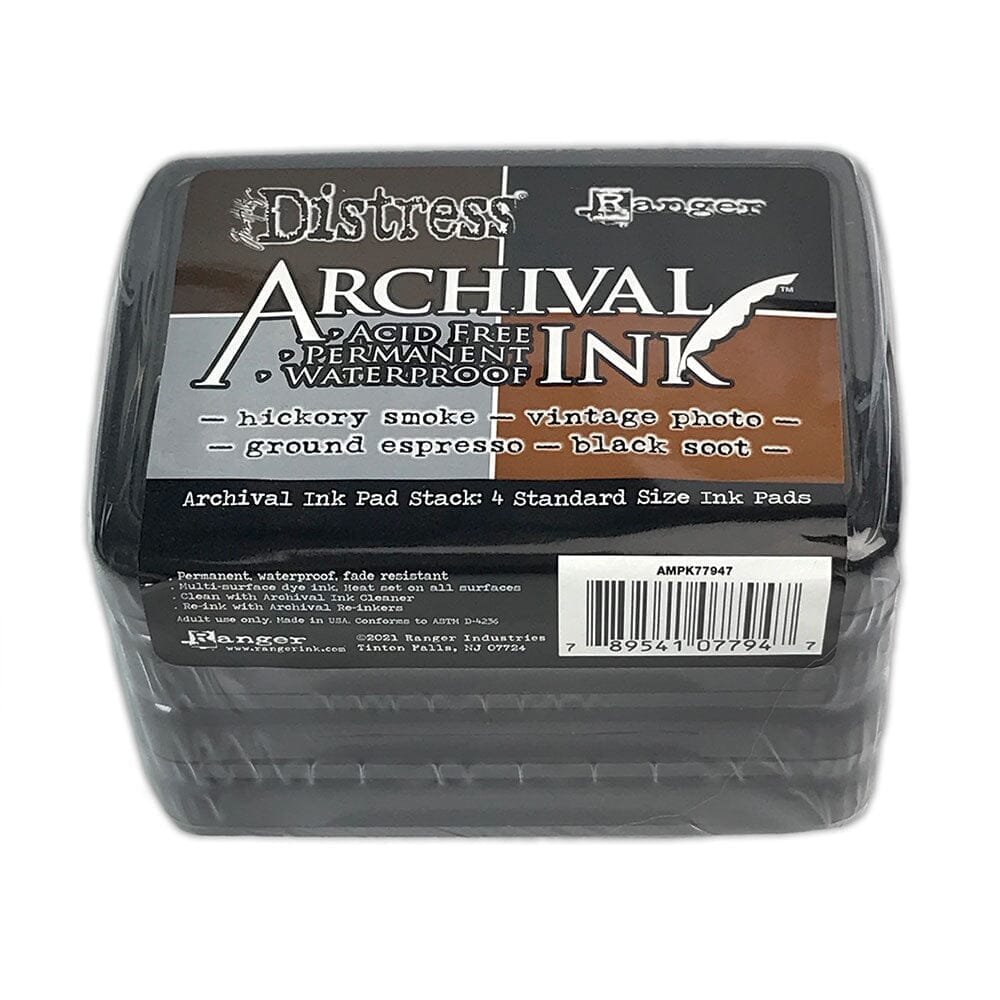 Tim Holtz Distress® Archival Ink™ 4-pack Kits Distress 