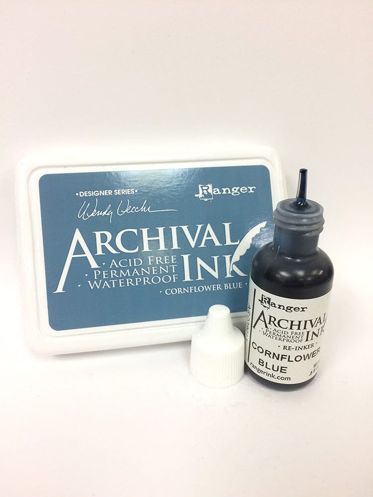 Wendy Vecchi Archival Ink™ Pad Re-Inker Cornflower Blue, 0.5oz Ink Wendy Vecchi 