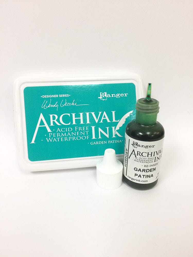 Wendy Vecchi Archival Ink™ Pad Re-Inker Garden Patina, 0.5oz Ink Wendy Vecchi 