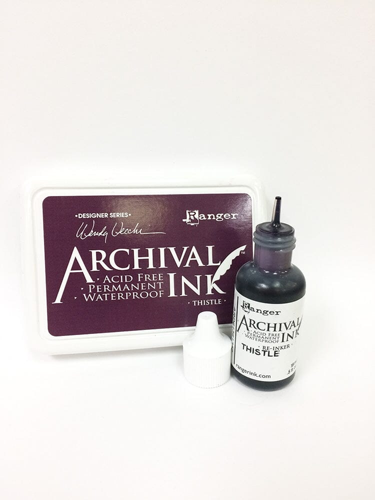 Wendy Vecchi Archival Ink™ Pad Re-Inker Thistle, 0.5oz Ink Wendy Vecchi 