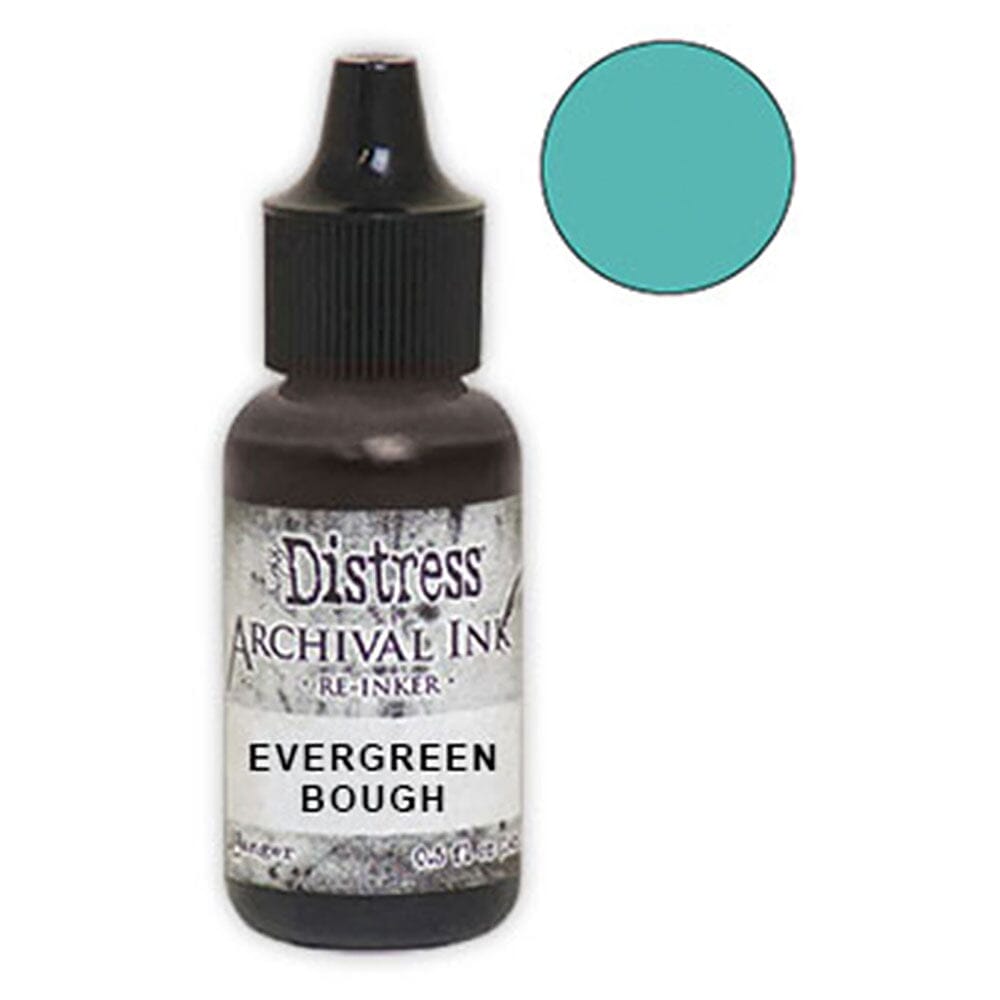 Tim Holtz Distress® Archival Re-Inker Evergreen Bough .5 oz Ink Archival Ink 