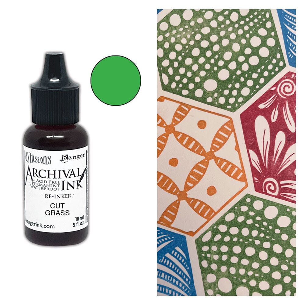Dylusions Archival Re-Inker Cut Grass 0.5oz Ink Dylusions 