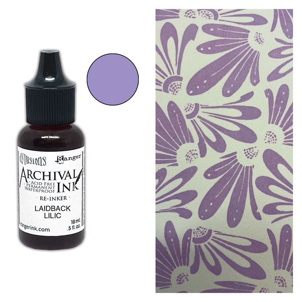 Dylusions Archival Re-Inker Laidback Lilac 0.5oz Ink Dylusions 