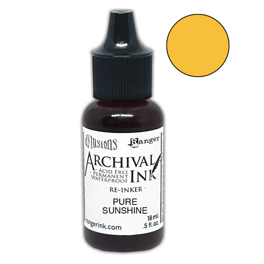 Dylusions Archival Re-Inker Pure Sunshine 0.5oz Ink Dylusions 