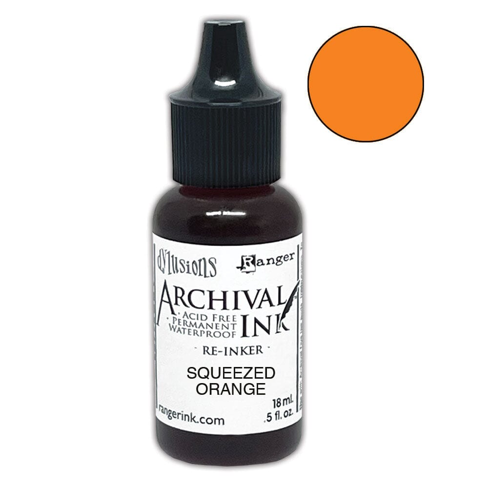 Dylusions Archival Re-Inker Squeezed Orange 0.5oz Ink Dylusions 