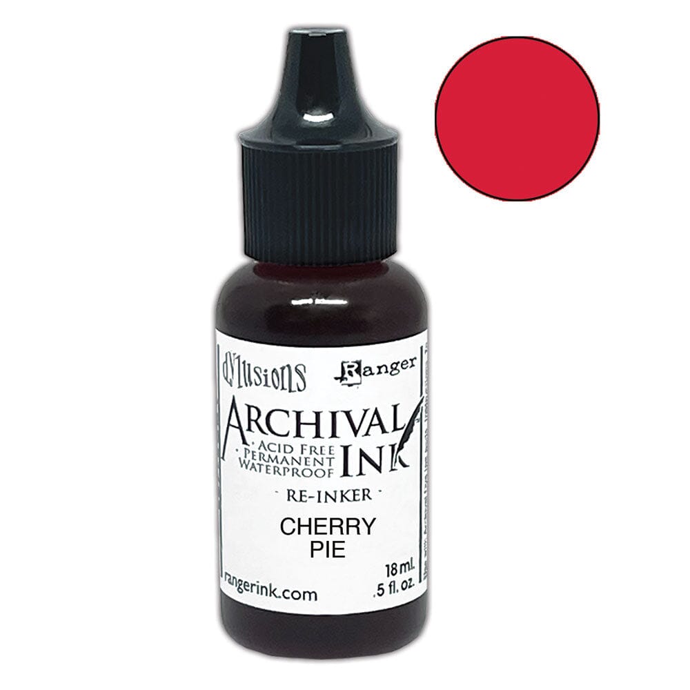 Dylusions Archival Re-Inker Cherry Pie 0.5oz Ink Dylusions 