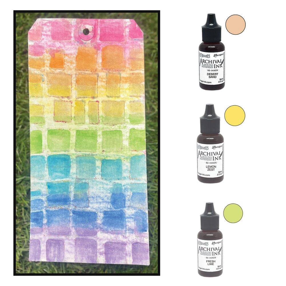Dylusions Archival Re-Inker Fresh Lime 0.5oz Ink Dylusions 