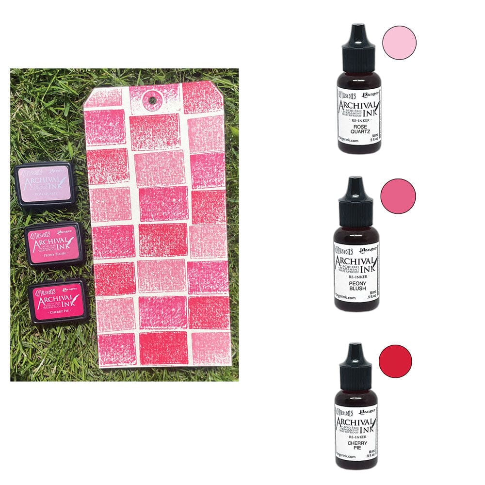 Dylusions Archival Re-Inker Peony Blush 0.5oz Ink Dylusions 