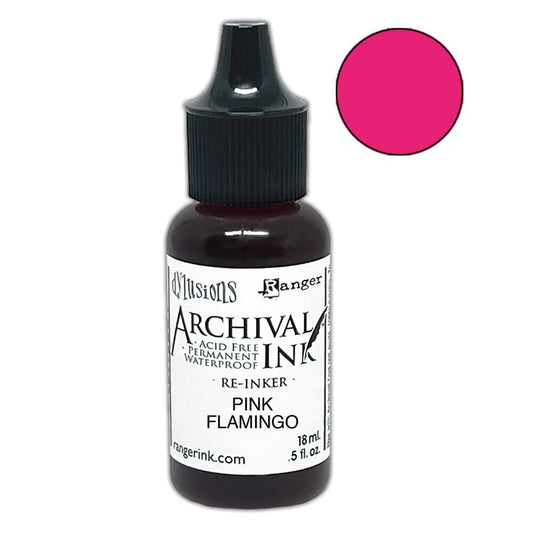Dylusions Archival Re-Inker Pink Flamingo 0.5oz Ink Dylusions 