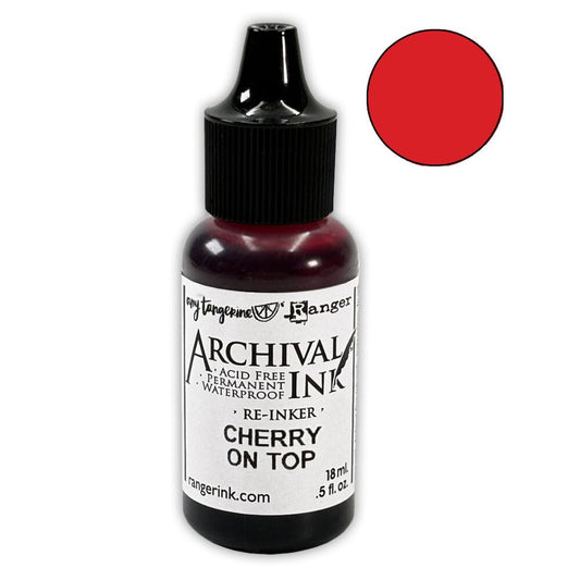 Amy Tangerine Archival Ink™ Pads Re-Inker Cherry on Top, 0.5oz Ink Amy Tangerine 