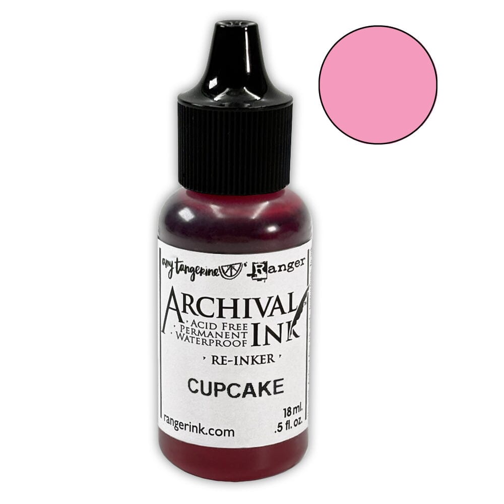 Amy Tangerine Archival Ink™ Pads Re-Inker Cupcake, 0.5oz Ink Amy Tangerine 