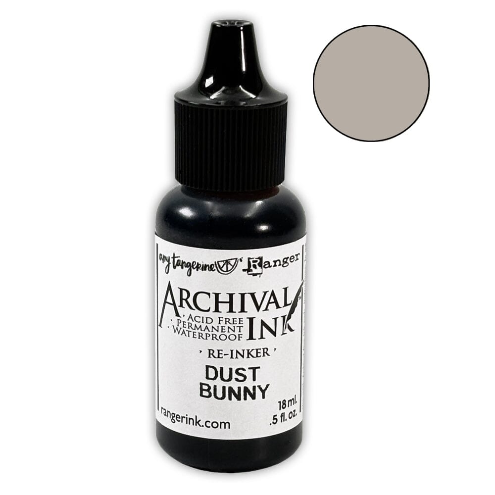 Amy Tangerine Archival Ink™ Pads Re-Inker Dust Bunny, 0.5oz Ink Amy Tangerine 