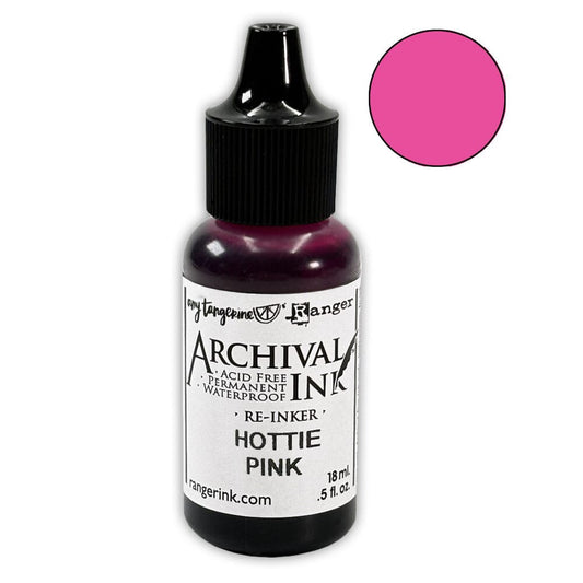 Amy Tangerine Archival Ink™ Pads Re-Inker Hottie Pink, 0.5oz Ink Amy Tangerine 