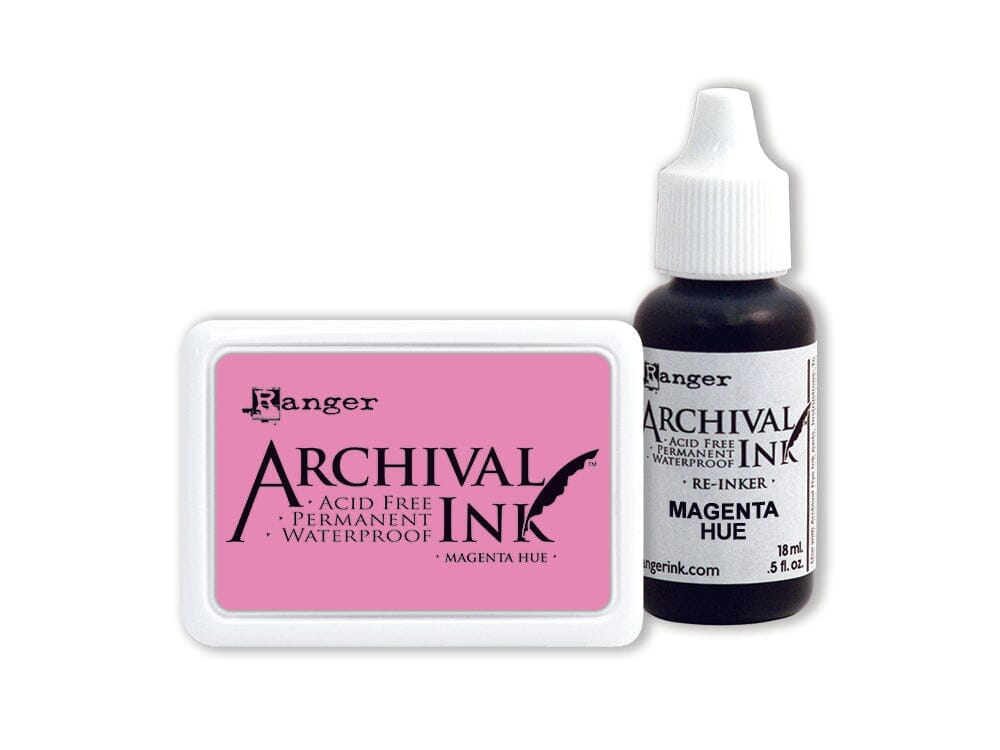 Archival Ink™ Pads Re-Inker Magenta Hue, 0.5oz