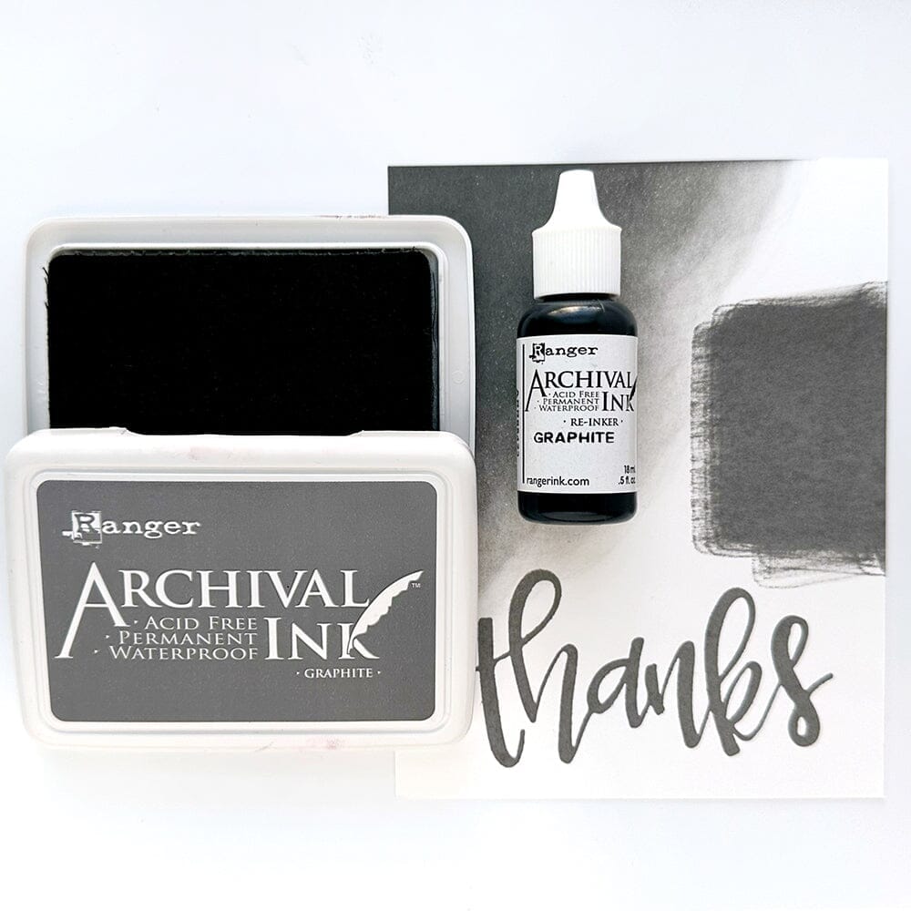 Tampone Inchiostro Archivio Ranger #0 - Colore Seppia, Permanente, Atossico, Per Crafting E Scrapbooking