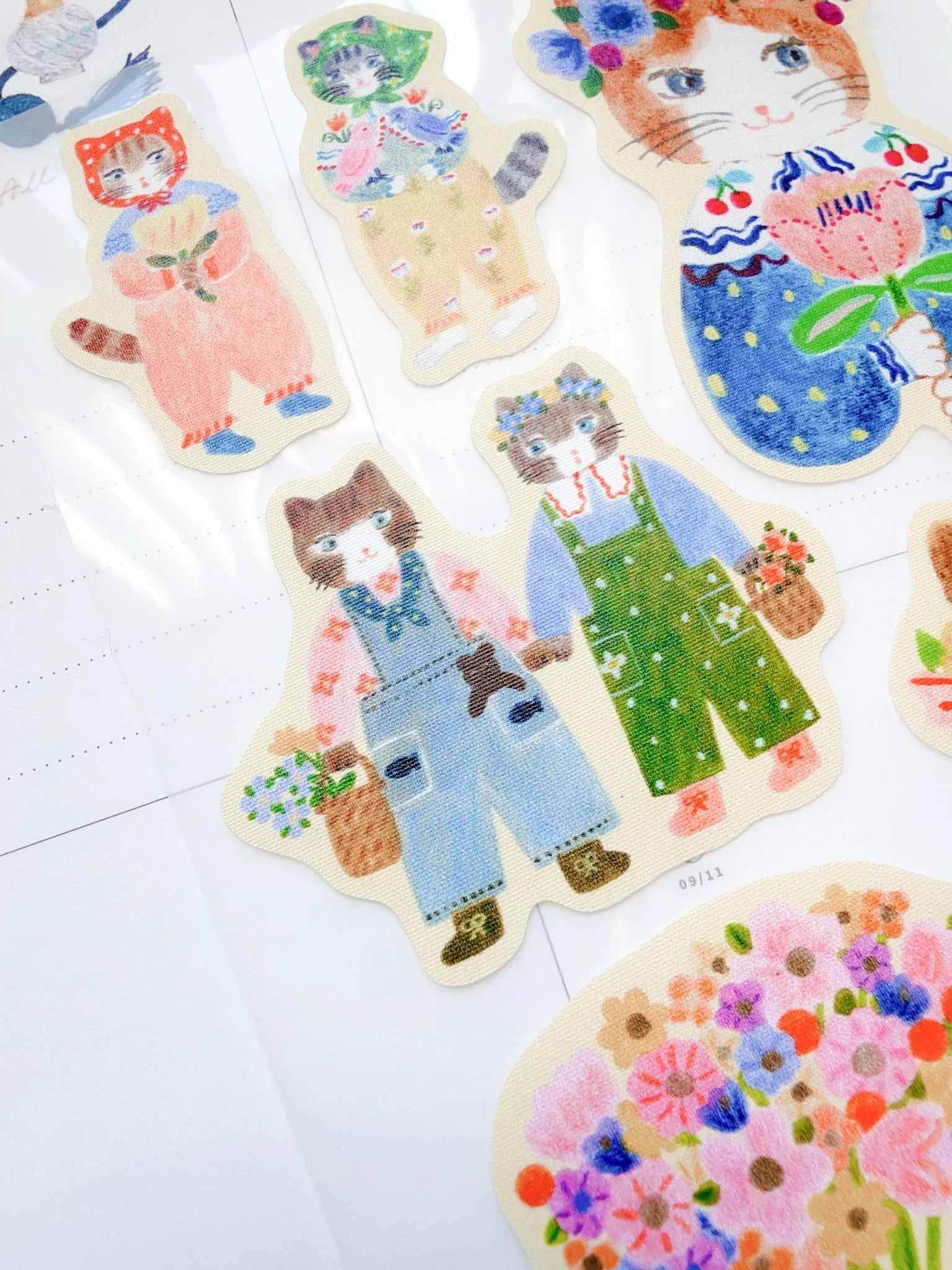 Sanby Aiko Fukawa Muli Sticker Cat Lover Stickers Sanby 