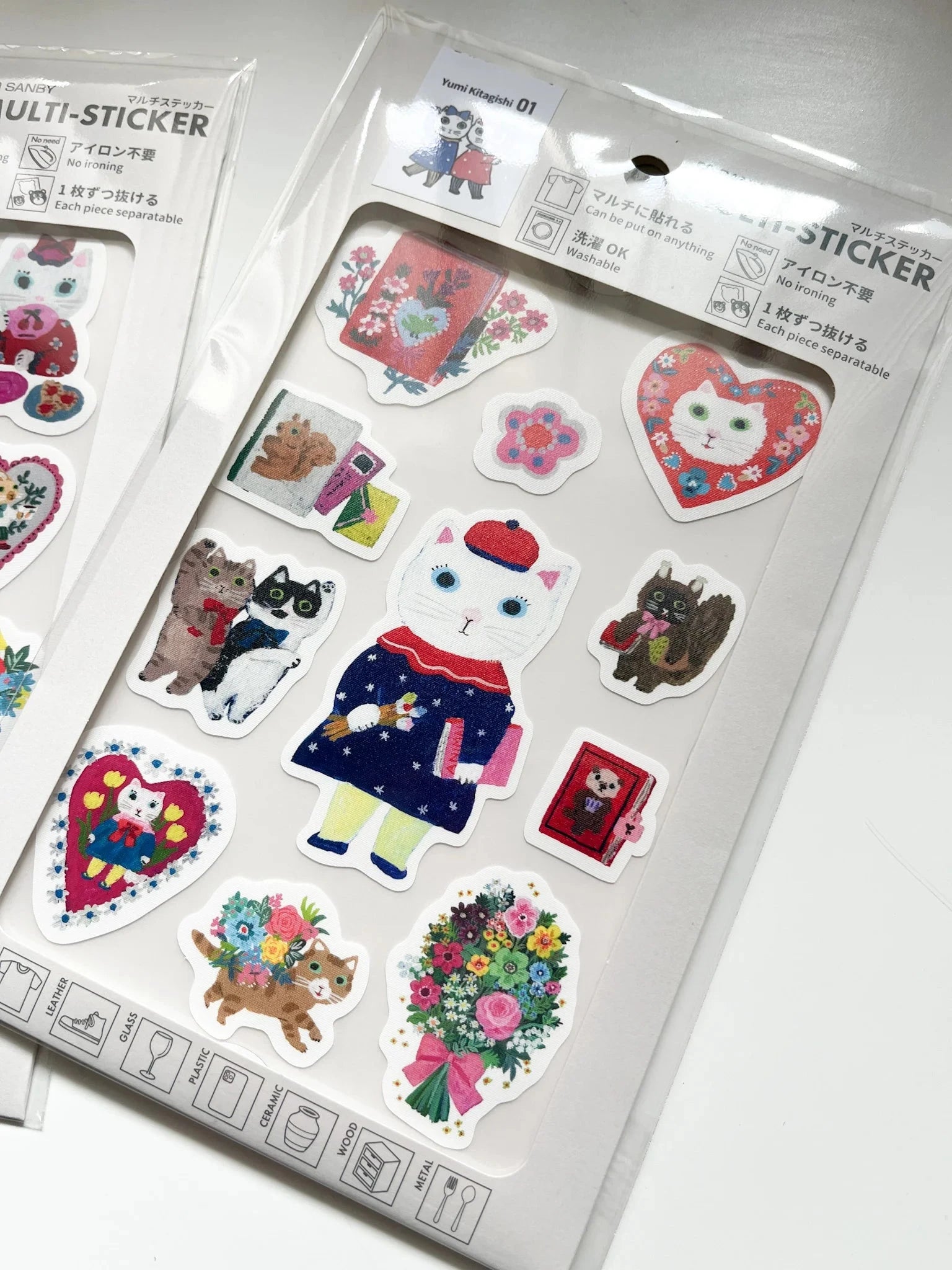 Sanby Yumi Kitagishi Muli Sticker Art Time Stickers Sanby 