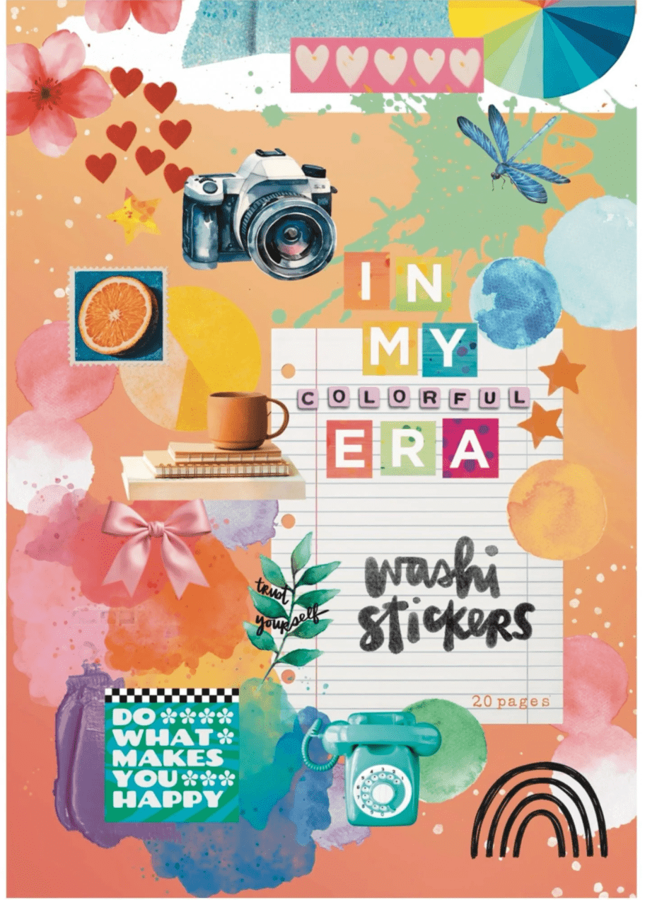Amy Tangerine - In My Colorful Era Washi Sticker Book Surfaces Amy Tangerine 