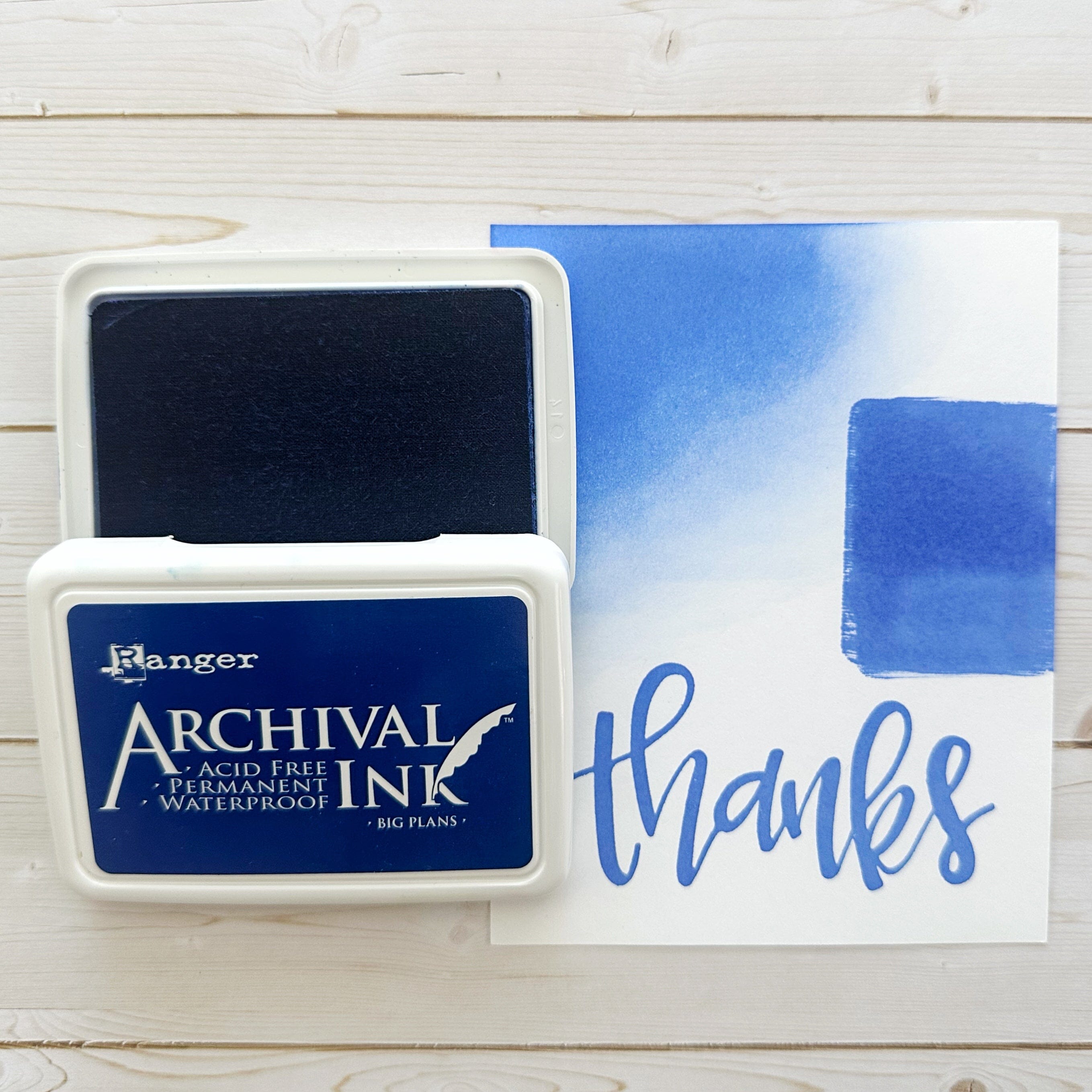 Archival Ink™ Pads Big Plans