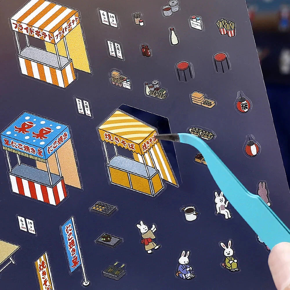 BGM Life Diorama Sticker 2.5D - Festival Stickers BGM 
