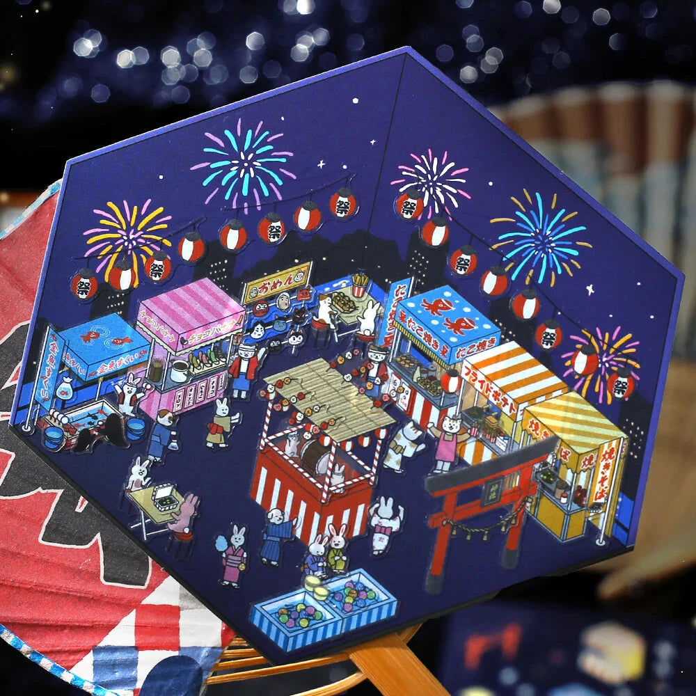 BGM Life Diorama Sticker 2.5D - Festival Stickers BGM 