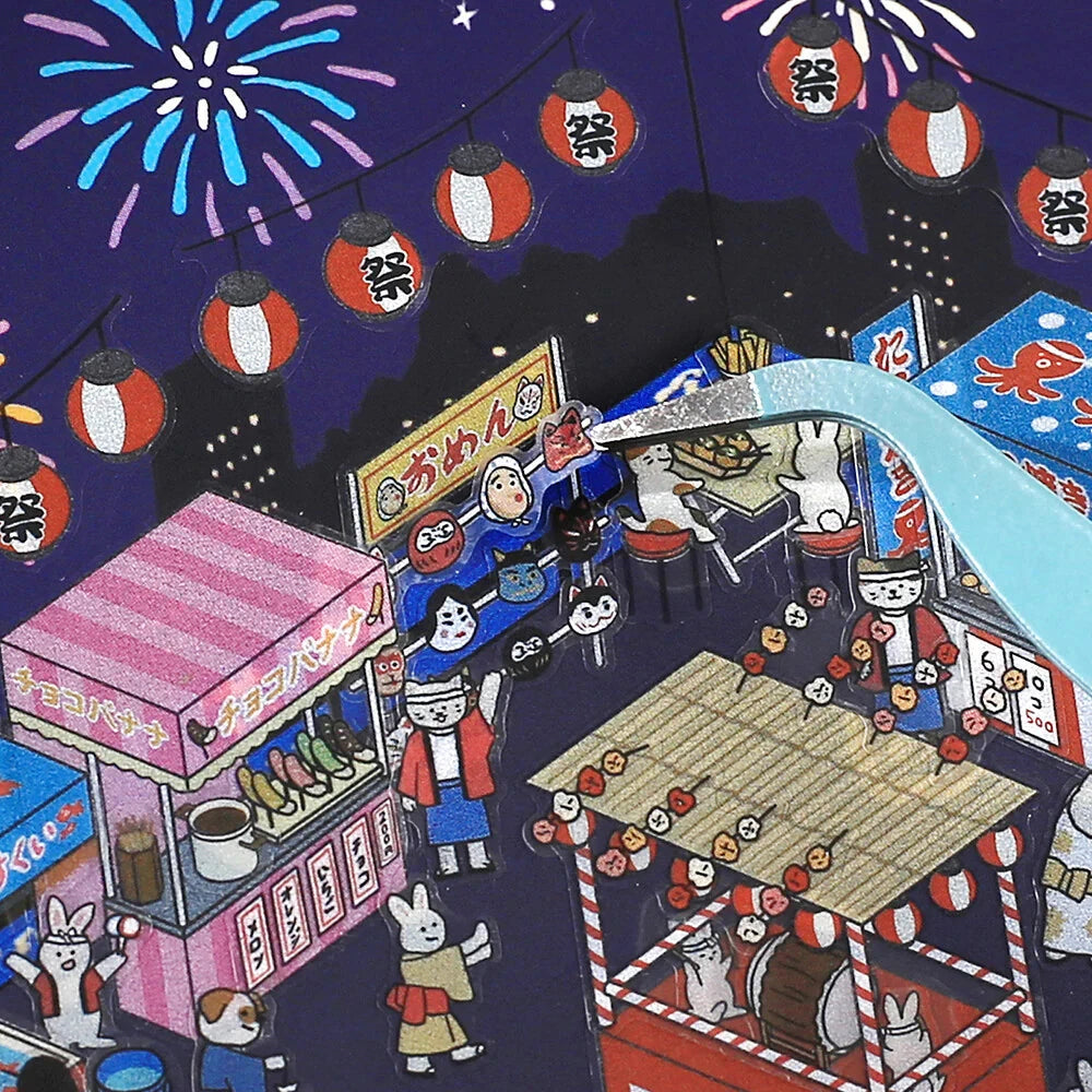 BGM Life Diorama Sticker 2.5D - Festival Stickers BGM 