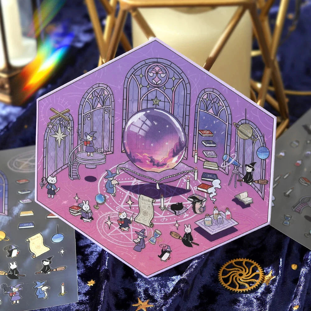 BGM Life Diorama Sticker 2.5D - Fantasy World Stickers BGM 