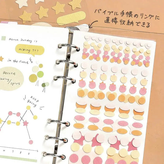 BGM Planner Sticker Sheet - Daily Palette Citrus Stickers BGM 