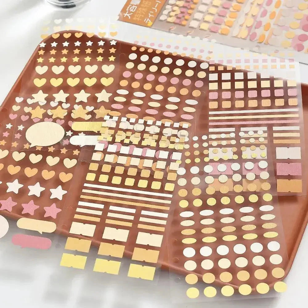 BGM Planner Sticker Sheet - Daily Palette Citrus Stickers BGM 