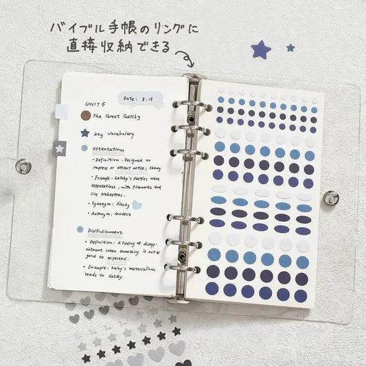 BGM Planner Sticker Sheet - Daily Palette Ocean Stickers BGM 